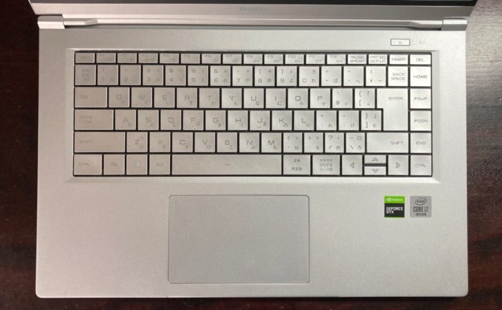 DAIV 5Pのキーボード